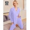 Ekouaer Pajamas Women’s Long Sleeve Sleepwear Soft Button Down Loungewear Pjs Lounge Set Nightwear XS-XXL(Lilac)