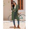 Ekouaer Robes for Women Waffle Knit Bathrobe Lightweight Kimono Robe Knee Length Loungewear with Pockets(Green)