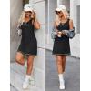Ekouaer Sexy Tank Nightgowns for Women Side Slit Lingerie Dress Sleevesless Night Gowns S-XXL(Black)