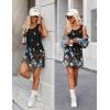 Ekouaer Sexy Tank Nightgowns for Women Side Slit Lingerie Dress Sleevesless Night Gowns S-XXL(Black Butterfly)