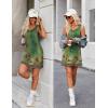 Ekouaer Sexy Tank Nightgowns for Women Side Slit Lingerie Dress Sleevesless Night Gowns S-XXL(Green Flower)