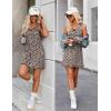Ekouaer Sexy Tank Nightgowns for Women Side Slit Lingerie Dress Sleevesless Night Gowns S-XXL(Leopard Print)