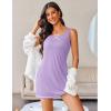 Ekouaer Sexy Tank Nightgowns for Women Side Slit Lingerie Dress Sleevesless Night Gowns S-XXL(Lilac)