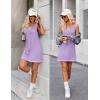 Ekouaer Sexy Tank Nightgowns for Women Side Slit Lingerie Dress Sleevesless Night Gowns S-XXL(Lilac)