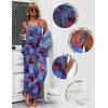 Ekouaer Women’s Casual Overalls Loose Wide Leg Jumpsuits Summer Boho Floral Printed Baggy Rompers with Pockets(A Blue Boho Print)