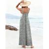 Ekouaer Women’s Casual Overalls Loose Wide Leg Jumpsuits Summer Boho Floral Printed Baggy Rompers with Pockets(A White Floral)