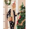 Ekouaer 2 Pack Womens Pajamas Set Long Sleeve Sleepwear Top and Jogger Pants Lounge Sets Cozy Pjs Loungewear S-XXL(Christmas Food+christmas Gingerbread)