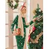 Ekouaer 2 Pack Womens Pajamas Set Long Sleeve Sleepwear Top and Jogger Pants Lounge Sets Cozy Pjs Loungewear S-XXL(Christmas Red+christmas Green2)