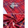 Ekouaer Christmas Onesie for Couples Zipper Hooded Adult Matching Onesie Pajamas with Pockets(Red Plaid)