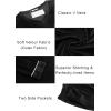 Ekouaer Couples Matching Pajamas Sets Velvet PJs Set for Men and Women Velour Long Sleeve Sleepwear S-XXL(Black)