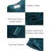 Ekouaer Couples Matching Pajamas Sets Velvet PJs Set for Men and Women Velour Long Sleeve Sleepwear S-XXL(Dark Green)