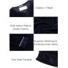 Ekouaer Couples Matching Pajamas Sets Velvet PJs Set for Men and Women Velour Long Sleeve Sleepwear S-XXL(Navy)