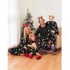 Ekouaer Family Christmas Pajamas Matching Sets Womens Mens Pjs Long Sleeve Sleepwear Holiday Lounge Sets(Champagne Elk)