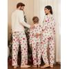 Ekouaer Family Christmas Pajamas Matching Sets Womens Mens Pjs Long Sleeve Sleepwear Holiday Lounge Sets(Christmas Elements)