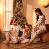 Ekouaer Family Christmas Pajamas Matching Sets Womens Mens Pjs Long Sleeve Sleepwear Holiday Lounge Sets(Christmas Elements)