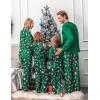 Ekouaer Family Christmas Pajamas Matching Sets Womens Mens Pjs Long Sleeve Sleepwear Holiday Lounge Sets(Green-christmas)