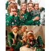 Ekouaer Family Christmas Pajamas Matching Sets Womens Mens Pjs Long Sleeve Sleepwear Holiday Lounge Sets(Green-christmas)