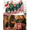 Ekouaer Family Christmas Pajamas Matching Sets Womens Mens Pjs Long Sleeve Sleepwear Holiday Lounge Sets(Green-dean Santa)