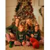 Ekouaer Family Christmas Pajamas Matching Sets Womens Mens Pjs Long Sleeve Sleepwear Holiday Lounge Sets(Green-dean Santa)