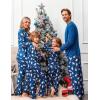 Ekouaer Family Christmas Pajamas Matching Sets Womens Mens Pjs Long Sleeve Sleepwear Holiday Lounge Sets(Navy-polar Bear)