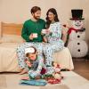 Ekouaer Family Christmas Pajamas Matching Sets Womens Mens Pjs Long Sleeve Sleepwear Holiday Lounge Sets(White Christmas Tree)