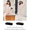 Ekouaer Lounge Sets for Women Long Sleeve Pajamas Fall Loungewear Soft Comfy Pjs Two Piece Travel Outfits Set(Beige)
