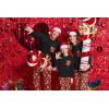 Ekouaer Matching Family Sets Christmas Pajamas Set Xmas PJS Sleepwear Soft Christmas Matching Jammies(Christmas Snowman – Red)