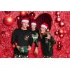 Ekouaer Matching Family Sets Christmas Pajamas Set Xmas PJS Sleepwear Soft Christmas Matching Jammies(Christmas-black)