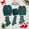 Ekouaer Matching Family Sets Christmas Pajamas Set Xmas PJS Sleepwear Soft Christmas Matching Jammies(Santa Claus – Green)