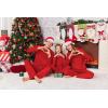 Ekouaer Matching Family Sets Christmas Pajamas Set Xmas PJS Sleepwear Soft Christmas Matching Jammies(Wine Red)