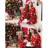 Ekouaer Pajamas Women’s Long Sleeve Sleepwear with Long Pants Soft Loungewear Pj Set S-XXL(Christmas Print)