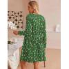 Ekouaer Pajamas for Women Set 3 Piece Lounge Set Soft Pajama Sets Waffle Knit Tank Top and Shorts Cardigan with Pockets S-XXL(Green Christmas Pattern)