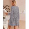 Ekouaer Pajamas for Women Set 3 Piece Lounge Set Soft Pajama Sets Waffle Knit Tank Top and Shorts Cardigan with Pockets S-XXL(Pink Flower)