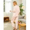 Ekouaer Silk Pajamas for Women Button Down Satin Pj Set Soft Long Sleeve 2 Piece Sleepwear Loungewear S-XXL(Champagne)