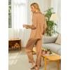 Ekouaer Silk Pajamas for Women Button Down Satin Pj Set Soft Long Sleeve 2 Piece Sleepwear Loungewear S-XXL(Champagne Gold)