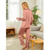 Ekouaer Silk Pajamas for Women Button Down Satin Pj Set Soft Long Sleeve 2 Piece Sleepwear Loungewear S-XXL(Rose Golden)