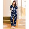 Ekouaer Silk Pajamas for Women Long Sleeve Satin Pajama Set Silky Pj Sets 2 Piece Button Down Loungewear Sleepwear(Zebra Print)