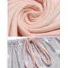 Ekouaer Women Pajama Set Casual Short Set(Pink and White Star)