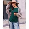 Ekouaer Womens Maternity Shirts Boat Neck 3 Packs Pregnancy Tops Long Sleeve Tunic Tees Casual Blouse New Mama Clothes S-XXL(Black/Lake Green/Blue Green)
