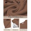 Ekouaer Womens Pajama Sets Fuzzy Fleece Long Sleeve Sleepwear Comfy Pjs 2 Piece Lounge Set Nightwear with Poeckts S-XXL(Brown)