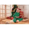 Ekouaer Womens Pajama Sets Fuzzy Fleece Long Sleeve Sleepwear Comfy Pjs 2 Piece Lounge Set Nightwear with Poeckts S-XXL(Christmas Hat Cane Candy)