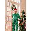 Ekouaer Womens Pajama Sets Fuzzy Fleece Long Sleeve Sleepwear Comfy Pjs 2 Piece Lounge Set Nightwear with Poeckts S-XXL(Christmas Hat Cane Candy)