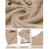 Ekouaer Womens Pajama Sets Fuzzy Fleece Long Sleeve Sleepwear Comfy Pjs 2 Piece Lounge Set Nightwear with Poeckts S-XXL(Khaki)