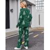 Ekouaer Womens Pajama Sets Fuzzy Fleece Sleepwear Long Sleeve Pjs 2 Piece Lounge Set Fall Outfits Sweater Nightwear S-XXL(Christmas Hat)