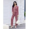 Ekouaer Womens Pajama Sets Long Sleeve Sleepwear Soft Button Down Pjs 2 Piece Loungewear witn Pants S-XXL(Old Rose)
