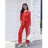 Ekouaer Womens Pajama Sets Long Sleeve Sleepwear Soft Button Down Pjs 2 Piece Loungewear witn Pants S-XXL(Red)