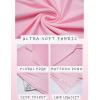 Ekouaer Womens Pajamas Set Long Sleeve Sleepwear Button Down Lounge Set 2 Pieces Soft Nightwear Lace Pjs Set(Pink)