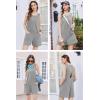 Ekouaer Womens Romper Summer Sleeveless Jumpsuit Casual Short Overalls with Pocket 2025(Light Grey)