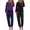 Purple Dots+black Stars