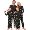 Ekouaer Family Christmas Pajamas Matching Sets Womens Mens Pjs Long Sleeve Sleepwear Holiday Lounge Sets(Champagne Elk)